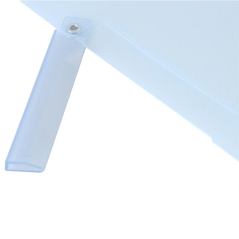 Deli 5546 A4 Translucent Blue Rotary Report Folder