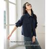 Fanximan Women's French Style Long-Sleeve Casual Shirt