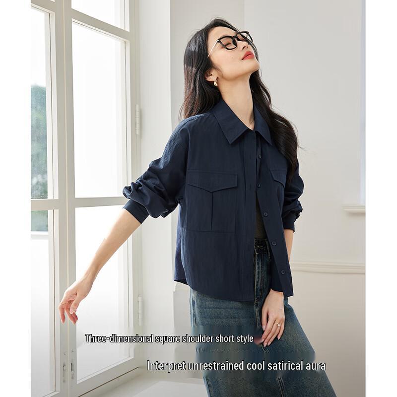 Fanximan Women's French Style Long-Sleeve Casual Shirt