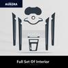 For SKODA OCTAVIA 17-19 Car Interior Center Console Transparent TPU Protective Film Anti-scratch Repair Film Accessories Refit