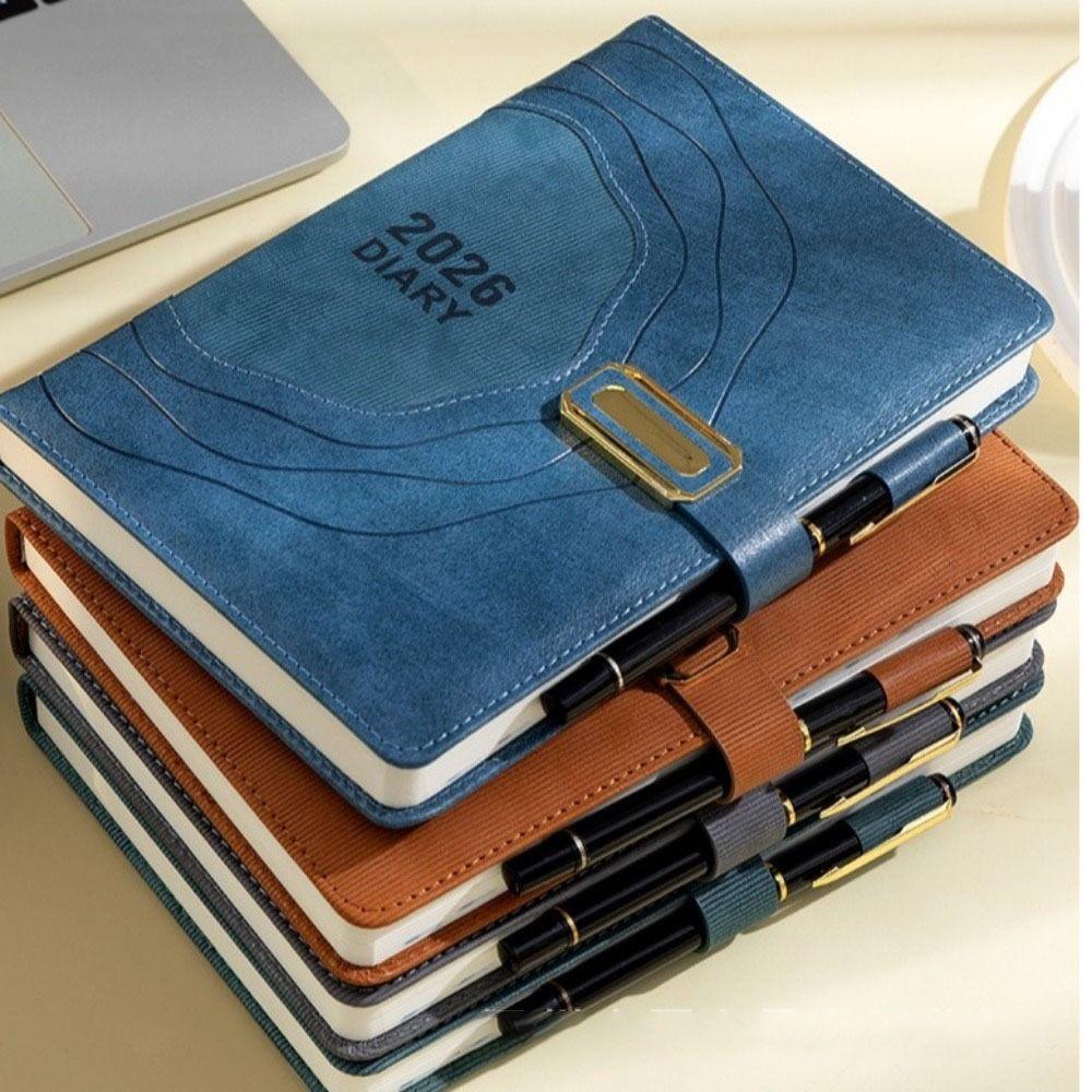 365 Days Per Day A5 Agenda Planning Notebook Thickened Office Work Planner  Work Efficiency Book