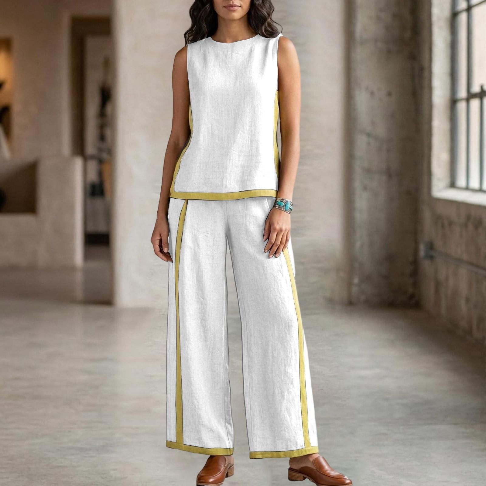 

Women s Fashionable Casual Set XL білий