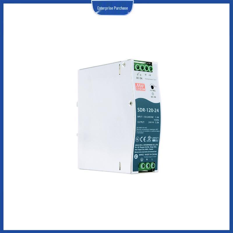 Mean Well SDR-120 12/24/48V Slim DIN Rail 120W Power Supply