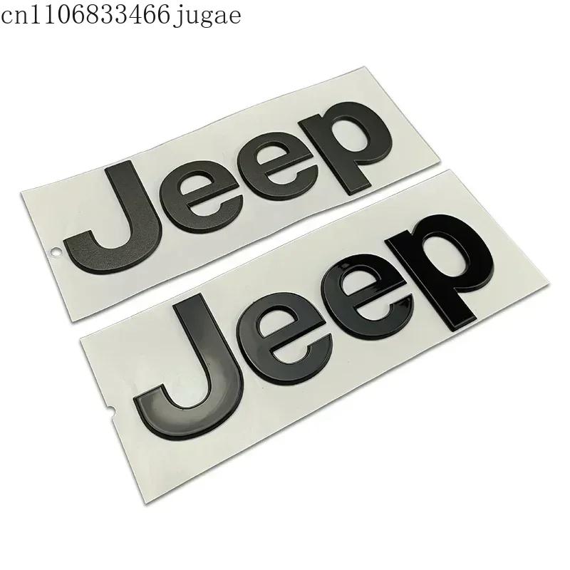 ABS Car Front Emblem for Jeep Grand Cherokee Commander Renegade Liberty Compass PatriotWrangler Tj Jk Trunk Decoration