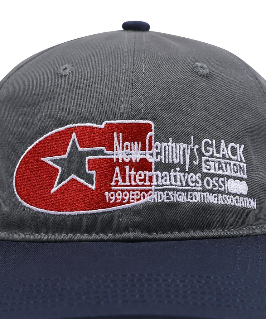 GLACK Gc061 Mechanics 6-Panel Cap (Gray)