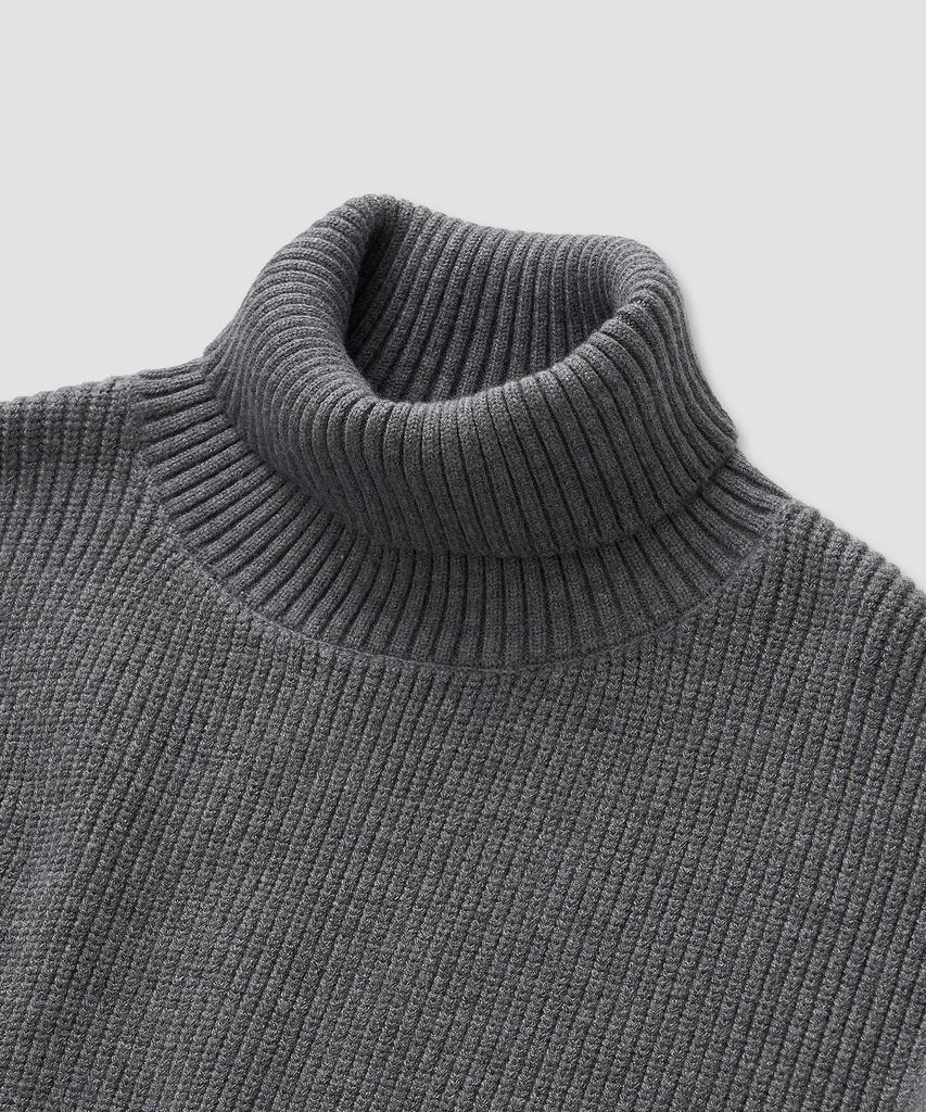 Pilpeu Classic Roll-Neck Knit 31(Light Gray)