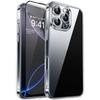 RURIHAI For iPhone 13 Pro Case Clear TPU Phone Cover with Easy Installation High Aluminium-Silicon Glass Film