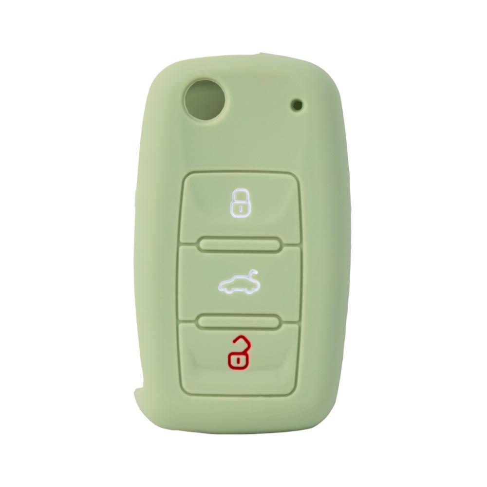 Silikon-Schlüsselhülle für Volkswagen 3-Tasten-Modelle: Bora, Sagitar, Lingyu, CC, Golf, Tiguan, Lavida