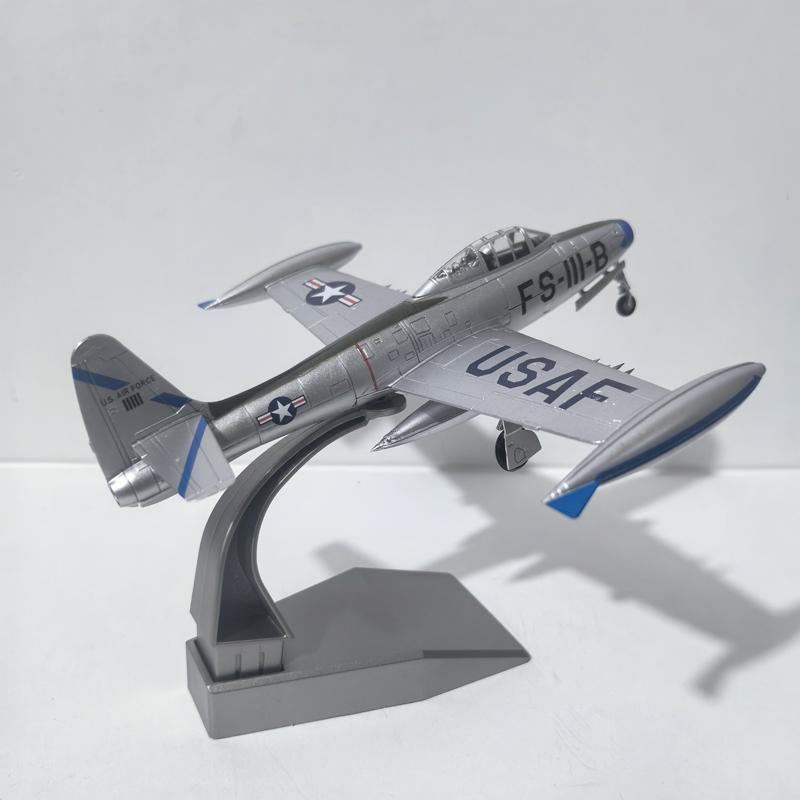 Diecast Metal 1/72 Scale F-84 Thunderjet Fighter Military Model Airplane Collect Gift