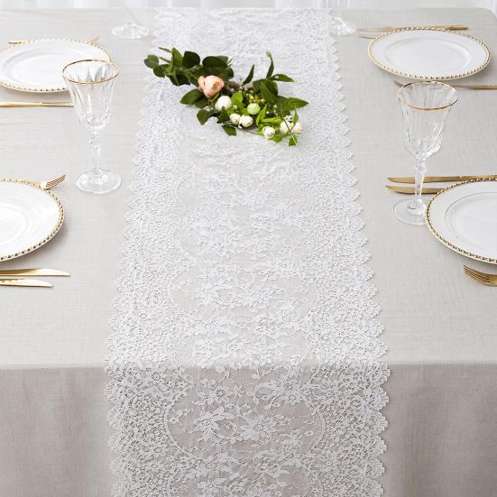 Lace Table Runner 14 Inch Rustic x 118 Vintage