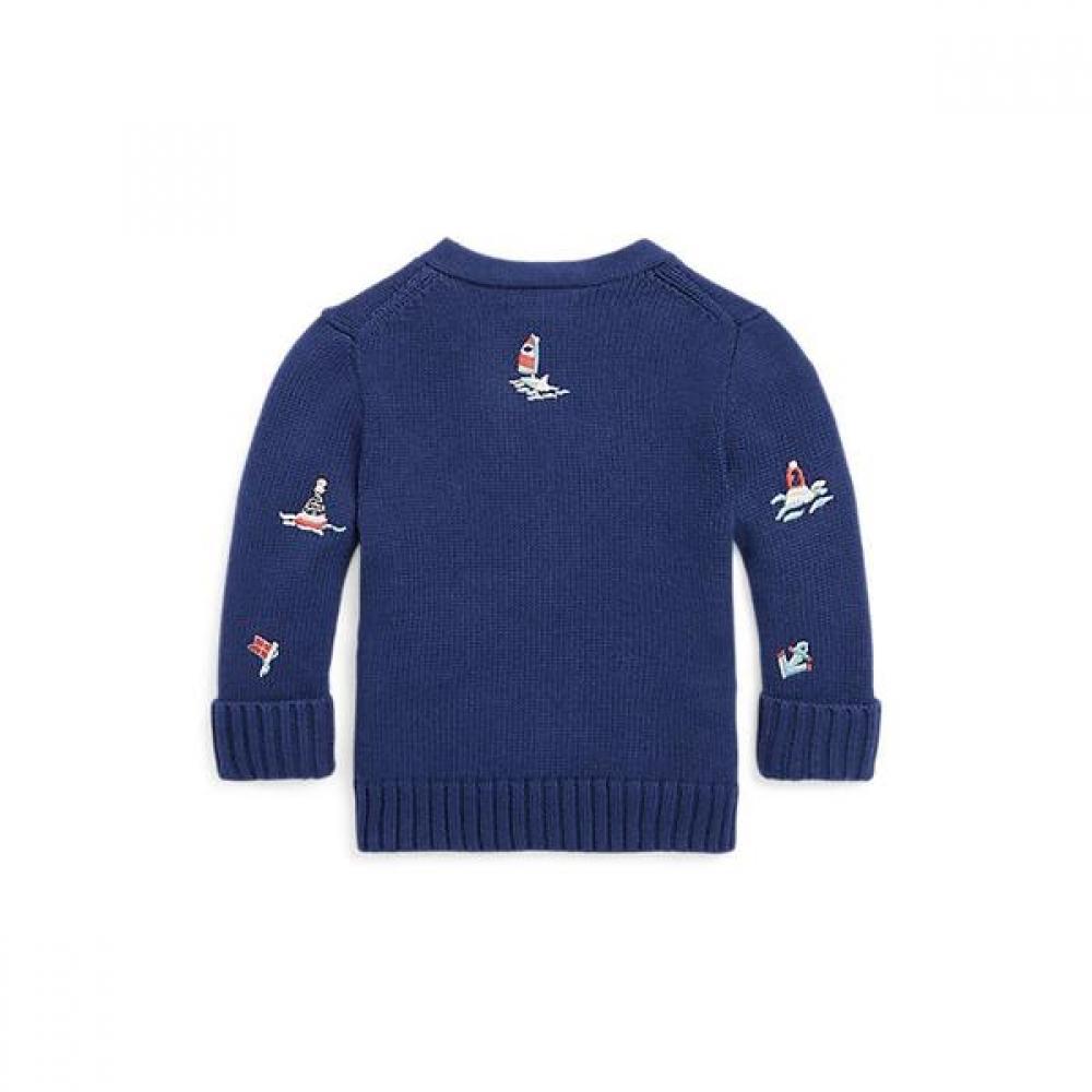 Ralph Lauren Baby Boy Cotton V Neck Cardigan Cwposwei6820187410