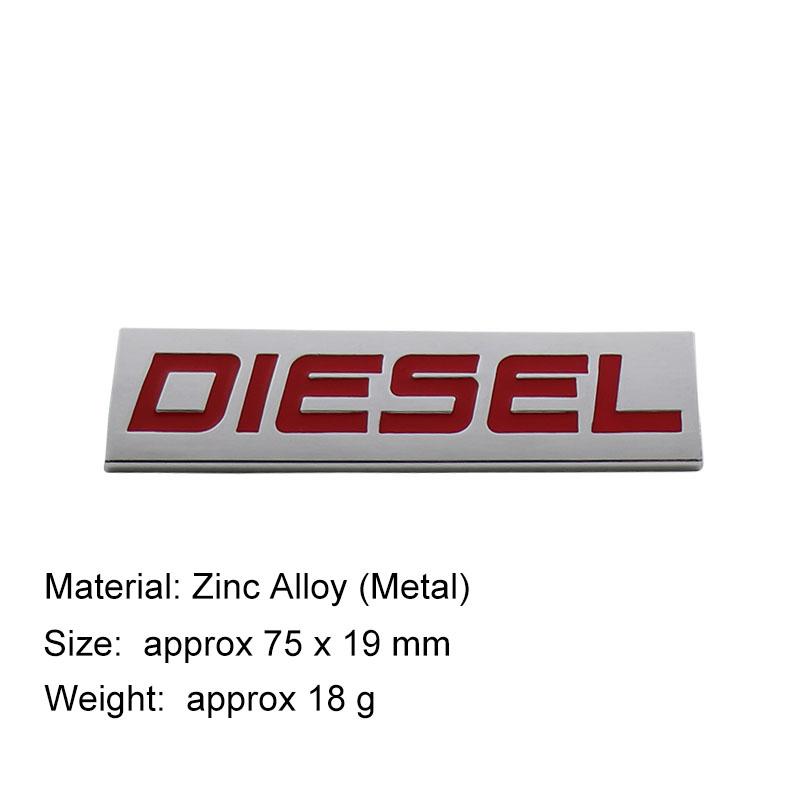 

Стайлинг автомобиля 3D Бензин ТУРБОДИЗЕЛЬ Масло Металл Хром Сплав цинка Эмблема Логотип Автомобильный значок Кузов Багажник Крыло Эмблема Автоаксессуар ban-chrome-red