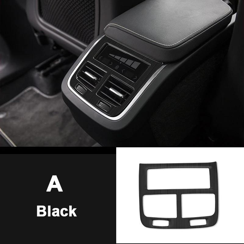 For Volvo XC60 2018-   2024 2025 Rear Armrest Air Outlet Trim Panel Cover Auto Car Interior Modification Accessories