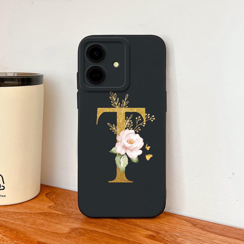 For Honor Play 10 10A 10T Case For Honor Play10 Elegant Rose Letters Soft Back Cover Camera Protection High Quality Phone Cases