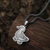 Kinitial Stainless Steel Necklaces Animal Lovely Duck Pendants Chains Choker Fashion Necklace For Women Jewelry Party Gifts