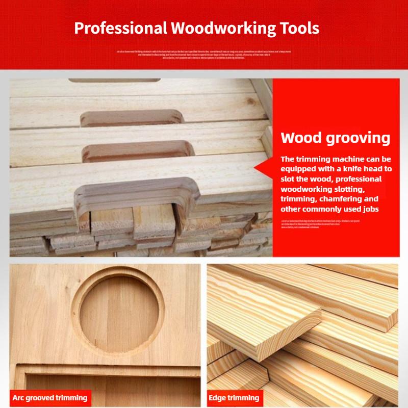 1/4 Kante 15 Stück Fräser-Set Trimmmaschine Werkzeugkopf-Set 6,35 mm Spannfutter Fräser Holzbearbeitungswerkzeug