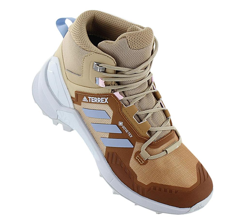 adidas Terrex Swift R3 MID GTX W - Gore-Tex - Damen Wanderschuhe Beige-Braun FZ3011 Sneakers Sportschuhe ORIGINAL