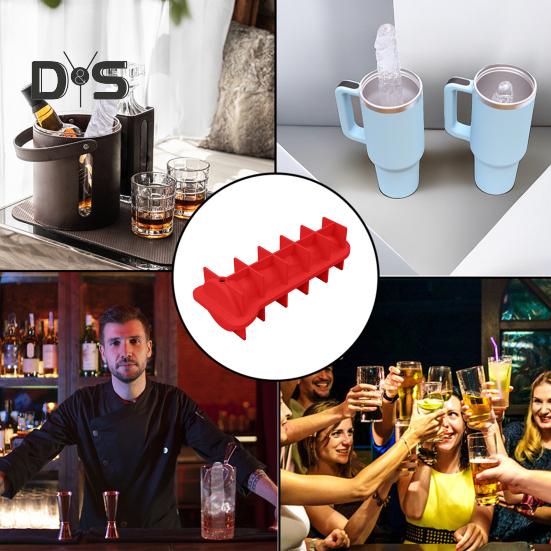 Ice Tray Mold Pennis Shape Thick Leakproof Easy Release DIY Drinks Ice Cube Mold Party Ice Maker Chilling Whiskey Cocktails Make Ice Block