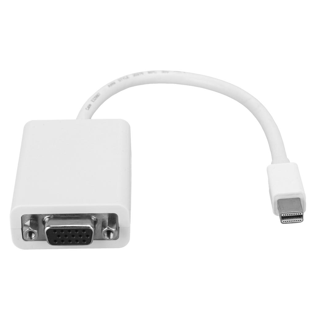 Mini DP Mâle vers VGA Femelle Convertisseur Haute Définition 6,7 pouces Câble Adaptateur pour Ordinateur