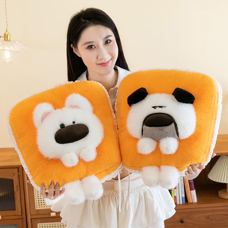 Plush Cartoon Puppy Toy Adorable Bedtime Buddy Playmate Girls Kids Birthday Gift