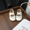 Sweet Kids Leather Shoe Shallow Versatile Girls Party Shoes Elegant Chic Children Fashion Princess Causal Flat Shoes Soft Bottom