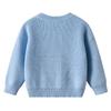 Autumn and Winter Hand-embroidered Colorful Baby and Infant Base Knitted Sweater Children's Sweater