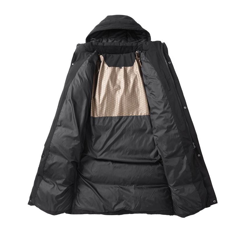 Chinese Team Winter Down Jacket Unisex Long Overcoat for Art Exam and Athlete Training