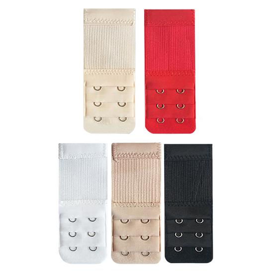 Women's Bra Extender 2 Hook/3 Hook/4 Hook/5 Hook Soft Stretchy Bra Strap Extender Elastic Extension Strap
