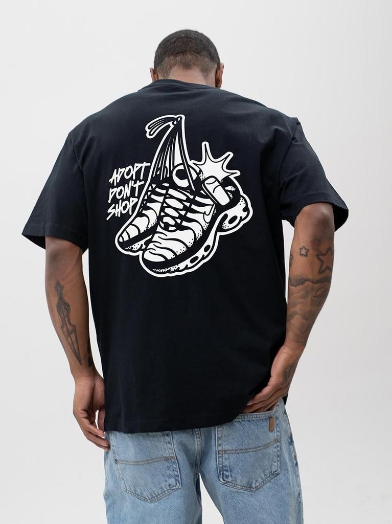 Jigga Wear X Uncle Darek Adopt M Oversized Short Sleeve T-Shirt Black