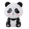 Solar Nodding Panda Figurine Decorative Luck Wealth Welcoming Animal Sculpture Ornament for Car Dashboard Home