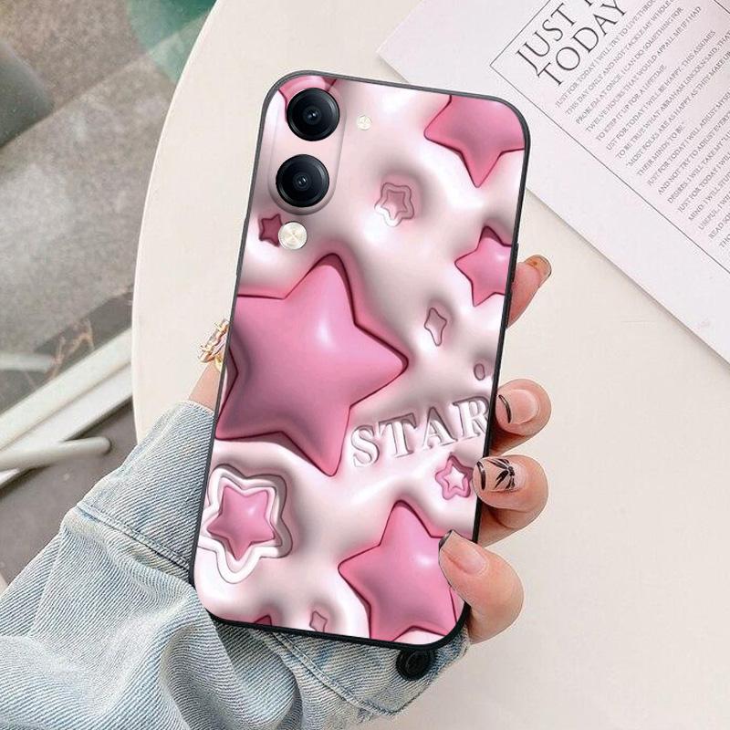 For Vivo Y29S 5G Y19S Y04 4G Phone Case Astronaut Silicone Camera Protection Back Cover For Vivo Y04 Y 04 Y19e Funda Coque
