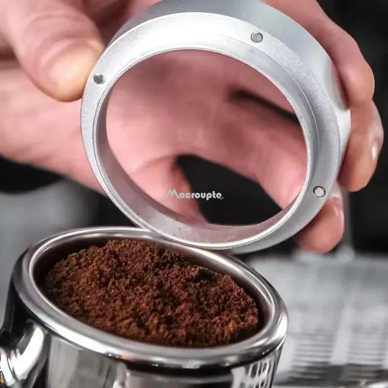 Coffee Dosing Ring Magnetic 51MM 53MM 58MM for Delonghi Breville Portafilter Espresso Accessories Barista Funnel Tool Coffeeware