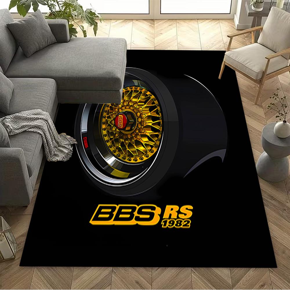 Bbs Wheel Floor Rug Office Rug Perfect for Game Room Study Room Decorate Room Living Rooms Antislip Carpet Decorate Offices