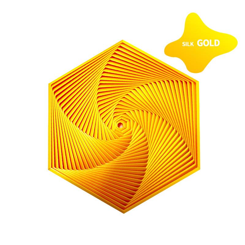 1 Piece Hexagonal Fractal Ring Spiral Change Toys 3D-Printed Fractal  Hexagon Stress Relief Toy