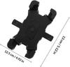 Bike Phone Mount 360 Rotatable Anti Vibration Motorcycle Handlebar Holder Universal Non Slip Cycling GPS Bracket