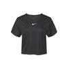 Nike T Shirts Women's Black Crew Neck Moderate Straight Fit CU3033-010