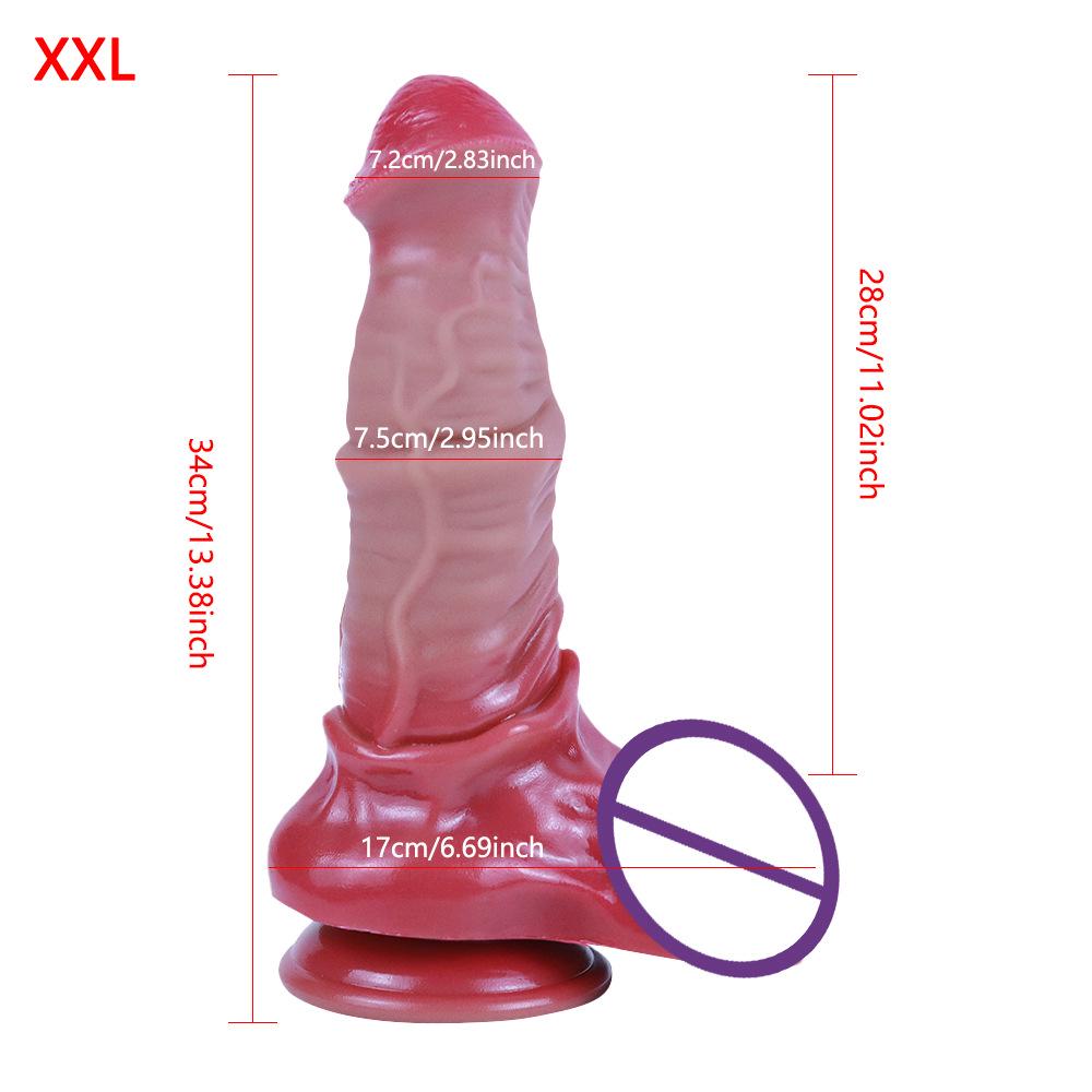 Extra-Large Horse Phallus Dilator Anal Plug for Masturbation