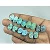Natural Tibetan Turquoise Matched Pair Oval Cabochon Gemstone 07 Pair Lot C-3599
