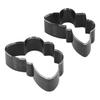 2 Pcs Butterfly Leather Cutting Die Alloy Steel Leather EVA Fabric Paper Rubber Silicone Die Cutter