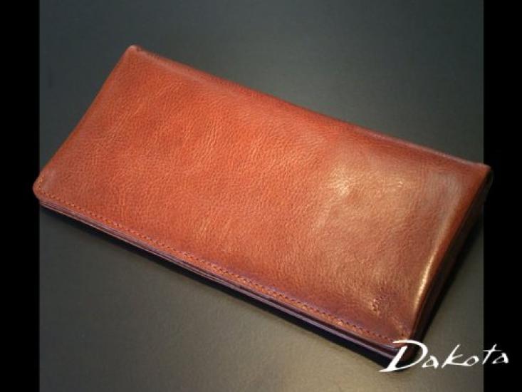 

label Thin gusset long wallet Brown Dakota/black [Fate] d0623103_40