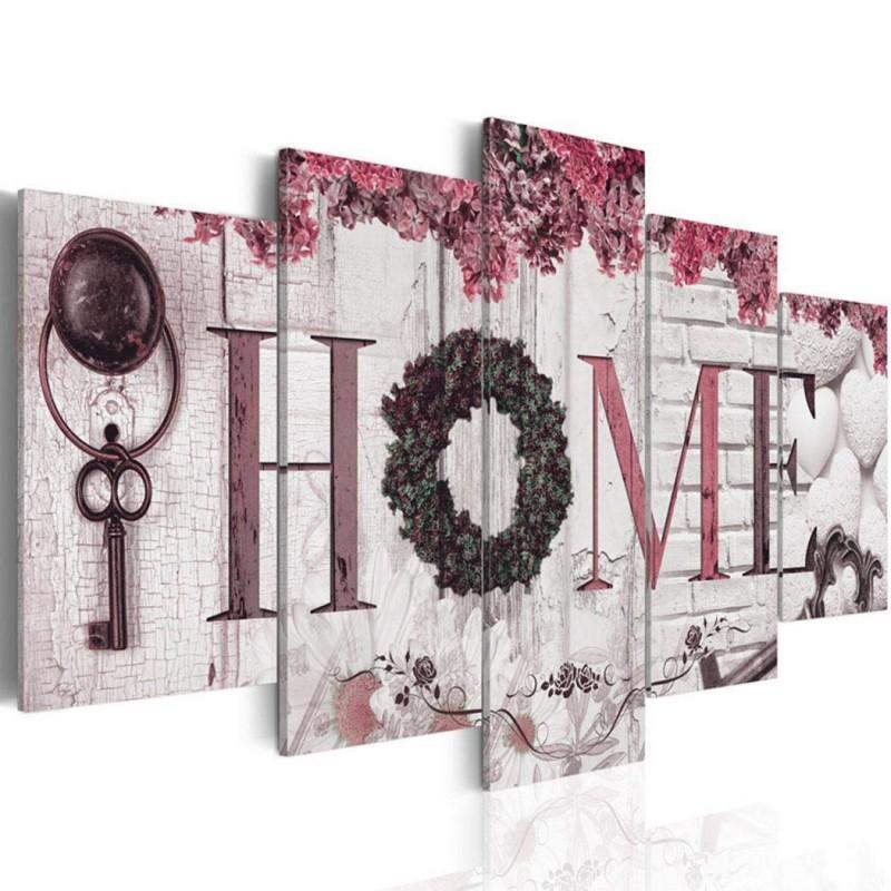 5Pcs Concise Wall Paintings Home Letter Prints Photo Paintings Wall Art For Home Decoration