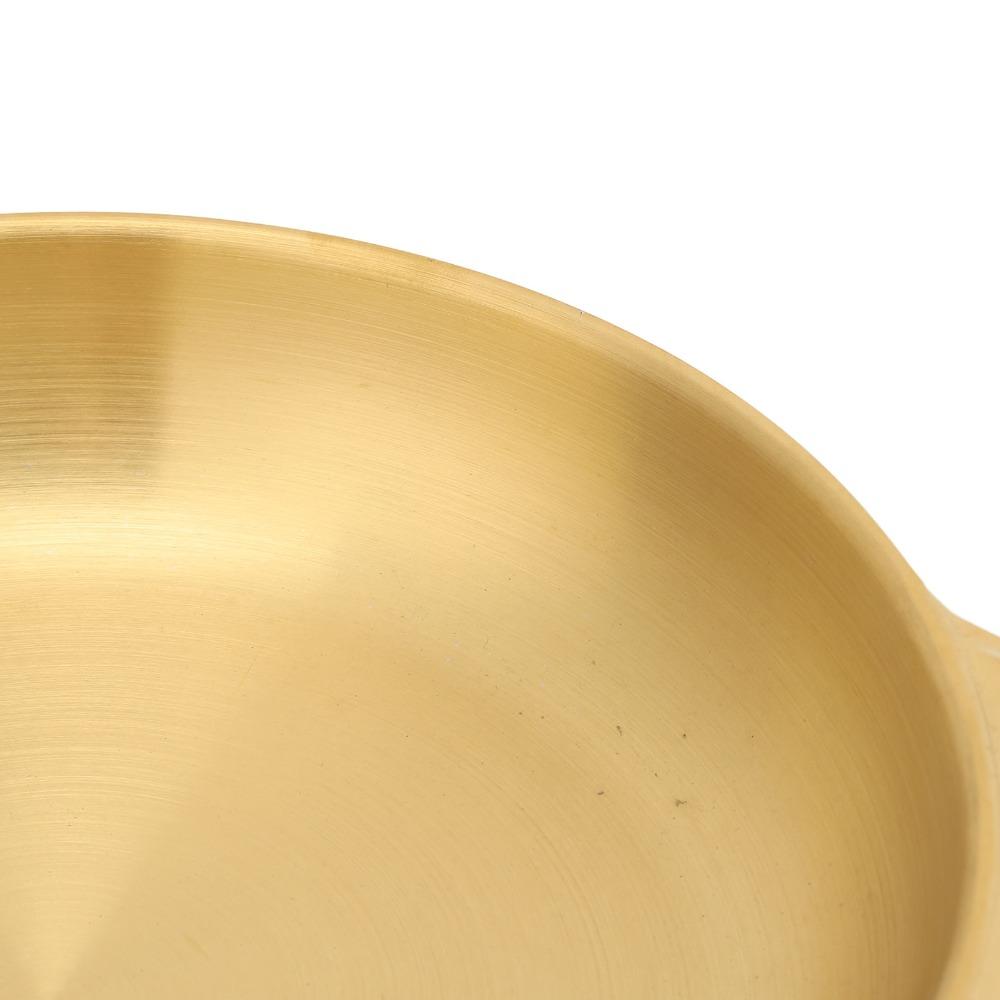 Heat Resistance Frying Pan Stainless Steel Flat Bottom Skillet Instant Noodle Bowl  Seafood Hot Pot