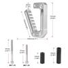 Aluminum Grab Handles Supplies for Jeep Wrangler JK 2007-2018 2PCS