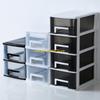 W89C Multifunctional Plastic Storage Bin Deck Office Supplies Home Storage Cabinet