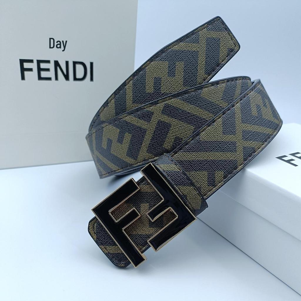 Men's Reversible Luxury Letter Belt, 3.8CM Wide - Classic, Casual, Versatile, Trendy & Business-Ready.
