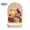Holiday Gifts for Friends Christmas Pearl Light Ornaments Home Decor, Acrylic LED Decorative Colleagues Lamp with Soft Glow Bedroom Bookshelf