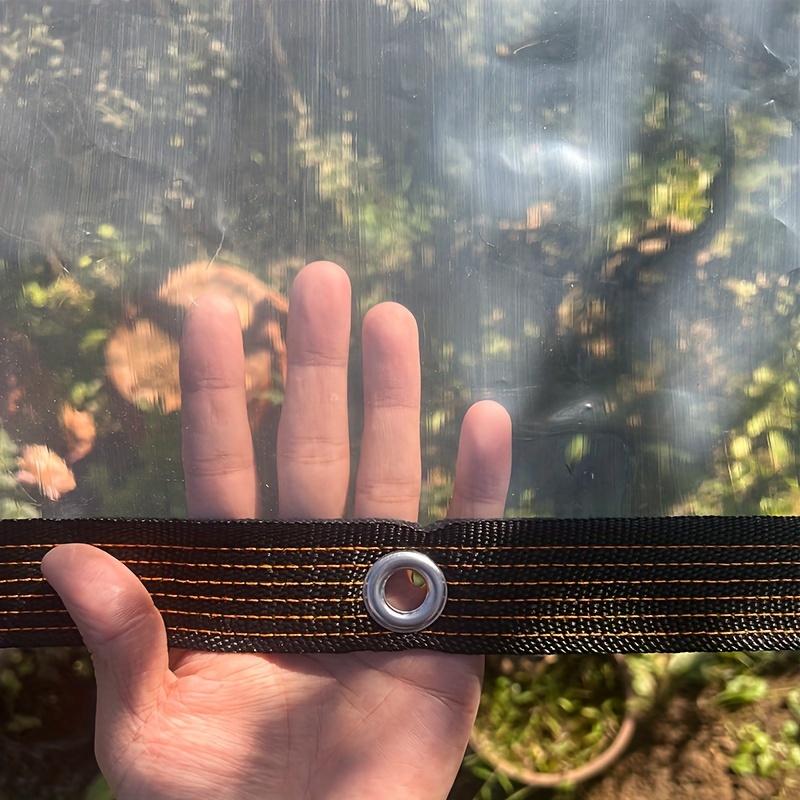 

1pc Multipurpose Clear Tarp-Durable, Translucent Weather Shield-Protects Against Dust, Water, and Snow-Ideal for Garden, Yard 200x200cm