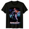 RoboCop (1987) T-shirt Ispirata a Poster di Film Retro Classica Unisex