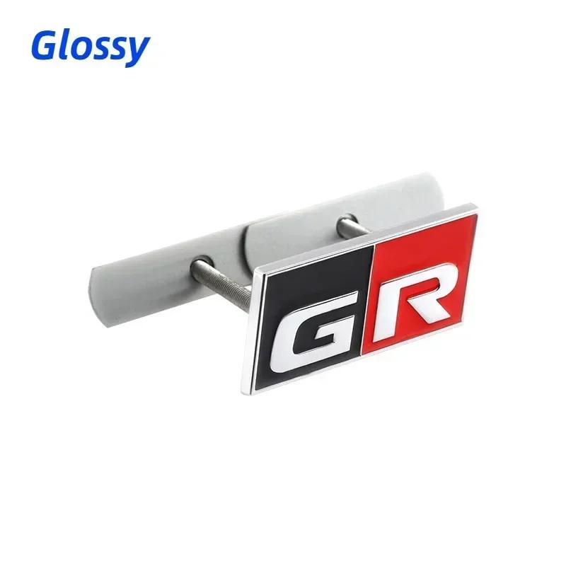 

1Pc GR GR Sport Car Front Head Grille Badge Emblem for GR Sport Yaris 86 Hilux Supra C- HR Rav4 Aqua Auris Camry Prado Corolla Avensis