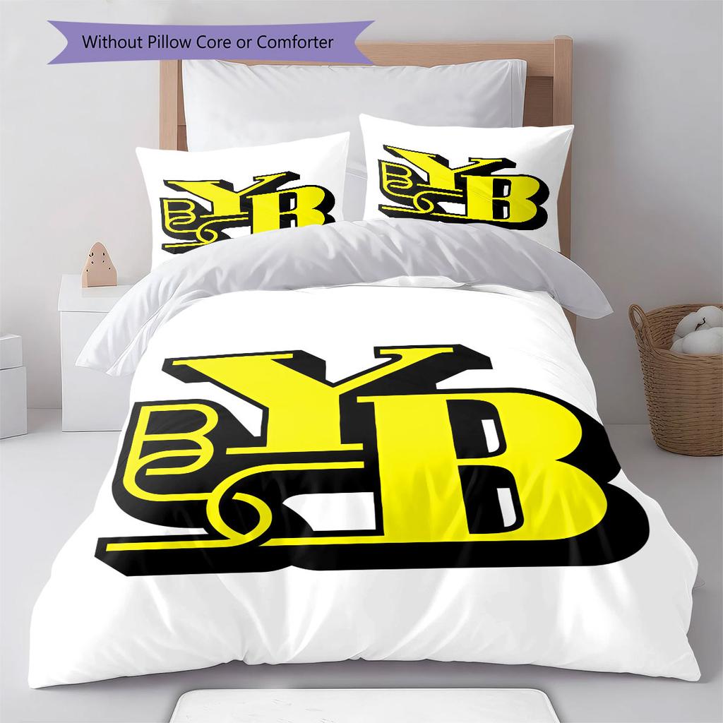 BSC Young Boys Pattern Bedding Home Decoration Birthday Gift ( 1 Duvet Cover + 2 Pillowcase, Without Core),fan Merchandise.